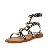 Steve Madden Women's Sunnie Sandal, Black, 8