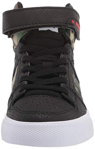 Dc Unisex-Child Pure High-Top Ev Skate Shoe, Black Camo, 6 Big Kid Us #TOP1