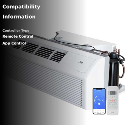 image for Cooper & Hunter 15,000 BTU PTAC Packaged Terminal Air Conditioner & He