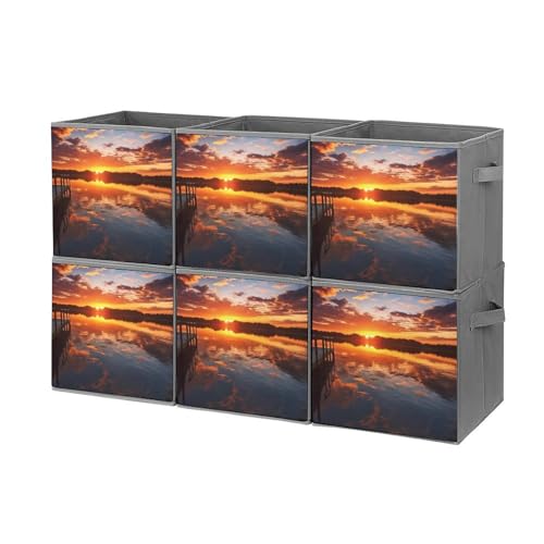Boîtes de rangement pliables pour étagères dressing et armoire de linge