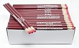 Pencil Guy Promotional Personalized Imprinted Round Pencils 144 to a box. 19 color(s) to choose from