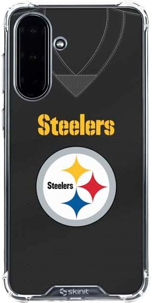 Skinit Clear Phone Case Compatible with Galaxy A36 5G - Officially Licensed NFL Pittsburgh Steelers Design