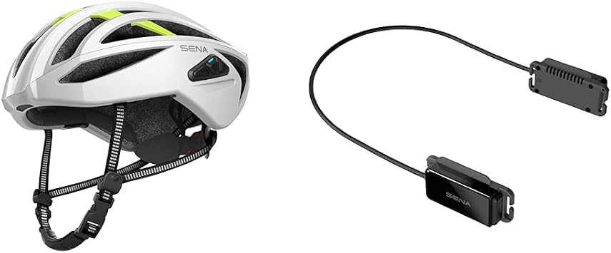 Sena R2 EVO Road Cycling Bluetooth Helmet Integrated Mesh Intercom System, Sena pi Universal Bluetooth Intercom Headset Fits Most Cycling and Multi-Sport Helmets