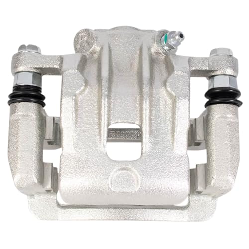 Image of TRQ Rear Brake Pad and Rotor Set Ceramic Rotors Calipers Hoses Compatible with 2014 Kia Optima