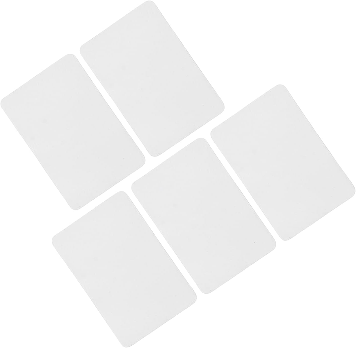 Horoper 5PCS Inflatable Boat Repair Patch PVC Waterproof Leakage Prevention Kayak Repair Patch for Boat Repair Kit (Four Colors Can Choose)(White)