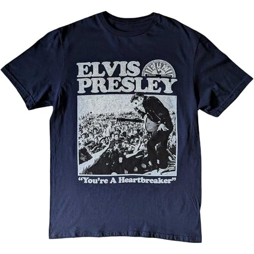 Sun Records Elvis Heartbreaker T Shirt Size L