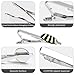 Fashion Lady White And Black Stripes Tie Clips for Men 2 Pack Classic Bar Pinch Necktie Tacks Pins for Wedding Business