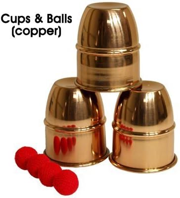 Premium Magic Cups & Balls (Copper) Trick