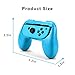 Grip kit for Nintendo Switch,Hand Grips Compatible with Nintendo Switch OLED Model Controllers,2Pack (Red/Blue)