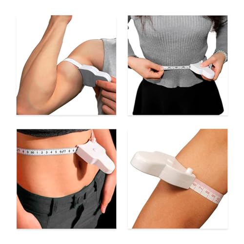 Kit 2 Fita Métrica Telescópica Automática Medidor De Circunferências Corporais Fitness