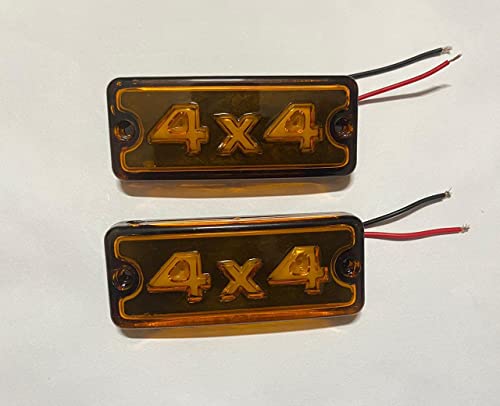 Image of AUTO MT 2PC VAN TRUCK CAR BUS LED LIGHT SIDE PANEL INDICATOR FOR ALL VEHICHLE MARUTI MARUTI 800 ALTO VAN BUS TRUCK MARUTI GYPSY KING (2PC 4x4 EDITION INDICATOR)