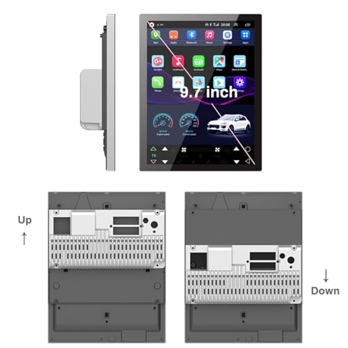 Ficha técnica Radio de Coche Estéreo 9.7 Pulgadas Estilo Tesla Pantalla Táctil Media Player Android 12 Multimedia Autoradio Soporte SWC Bluetooth USB FM WiFi Navegacion GPS Cámara HD para Ford Fiesta 2009-2017 - Fernando Cortés