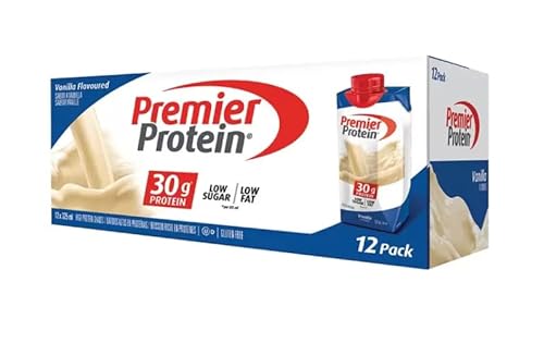 Premier Protein Vanilla Shake - 12X 325Ml - 30G Protein, 1G Sugar