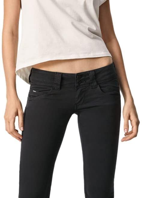 Pepe Jeans Damen Venus Jeans, 999schwarz, 32W / 34L – Ansicht 3
