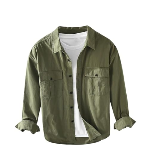 Chemise manches longues coton homme col carré contre les cols mous et irritations