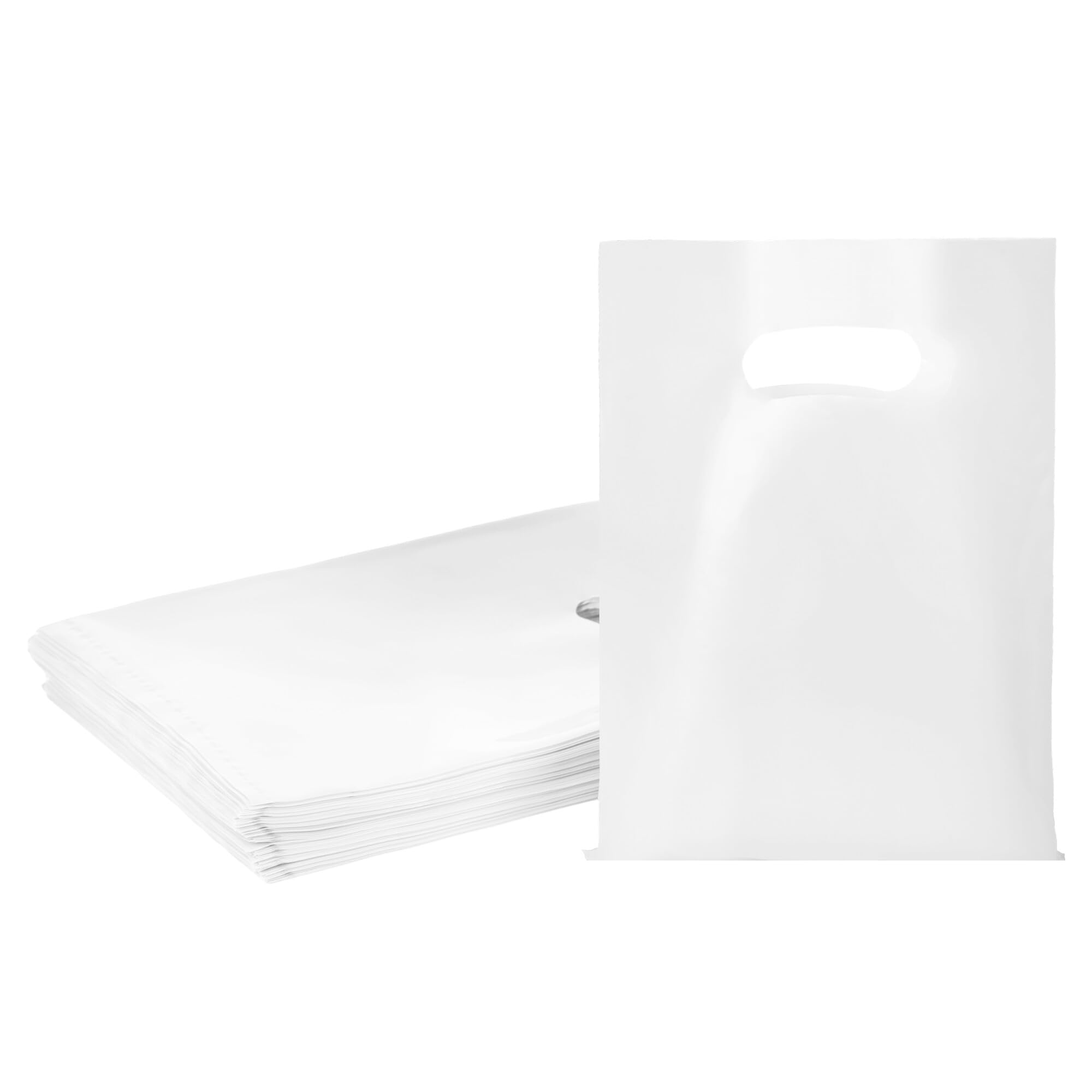 VieFantaisie 100 PCS White Small Gift Bags - gift wrapping supplies | Mubboo