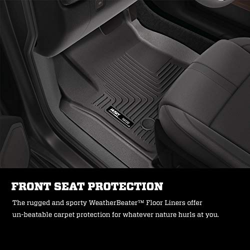 Husky Liners - Weatherbeater | Fits 2019 - 2023 Kia Forte, Front & 2Nd Row Liners, Black - 3 Pc. | 95261 #TOP1
