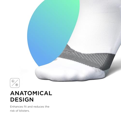 Image of Feetures Elite Light Cushion Mini Crew Sock - Sport Sock with Targeted Compression