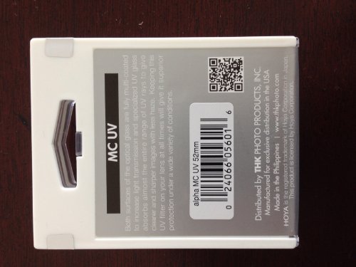 Hoya 52mm Alpha Multi-Coated UV Optical Glass Filter
