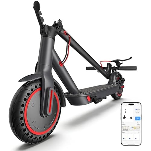 Electric Scooter Adult 350W/500W Motor, Top 19/22 mph, 8.5'' Solid Tire