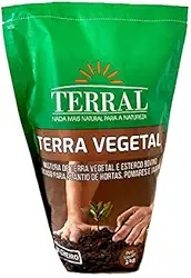 Terra Adubada Vegetal Terral Pacote com 2kg