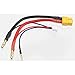 Integy RC Model C24412 XT60 Female-to-Banana 4mm Male Battery Connector w/ 2S Balance Plug