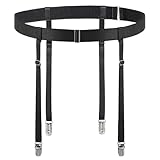 Yuanan Women's Plus Size Thigh Garter Belts High Elastic Garter Belt, Adjustable Thigh Garters Belts Thighs...