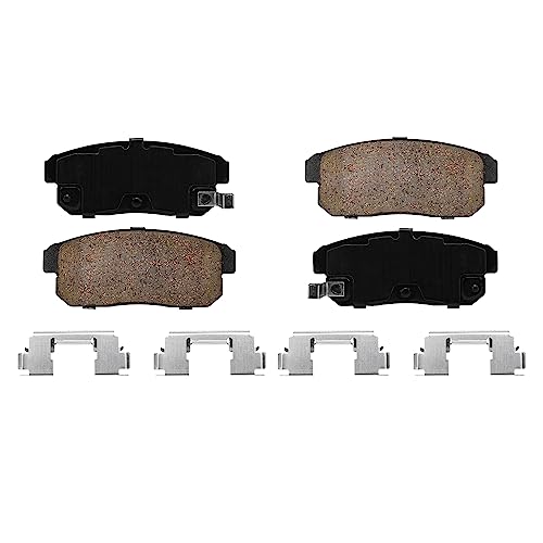 Image of Detroit Axle - REAR Ceramic Brake Pads Replacement for 2004-2011 Mazda RX-8-2pc Set