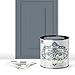 ALL-IN-ONE Paint by Heirloom Traditions, 2 Quart Cabinet Paint Bundle and Tool Kit - Haven (heathered, muted blue)