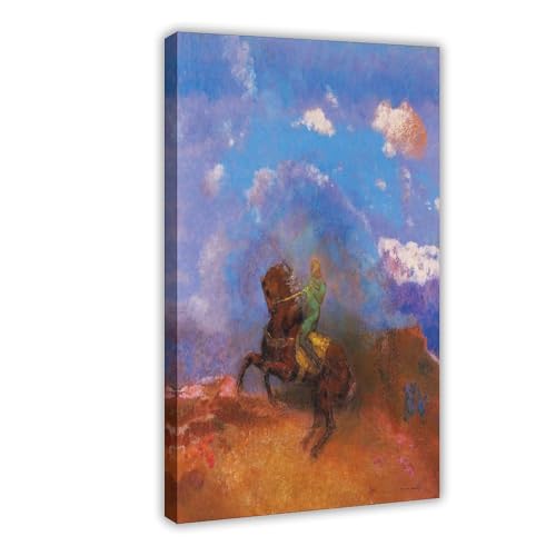 The Green Horseman Odilon Redon, toile pour habiller un mur vide avec style
