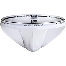 aussieBum Men's Underwear Briefs Bamboo Bikini Bamboo Baseline as3 Alpha S Regular Regular White White