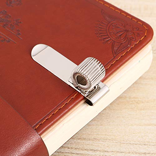 Clipe de caneta de aço inoxidável STOBOK com clipe de metal para a maioria das canetas, 6 peças