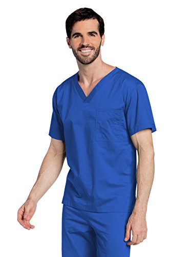 All Day 4139 Scrub,Womens,All Day,Y-Neck,Royal,XS