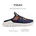 OLUKAI Manele Men's Golf Shoes, Spikeless Golf Shoes, Water & Stain-Resistant, Cushioned Midsole & Contoured Footbed, All-Day Comfort & Lightweight, Trench Blue/Trench Blue, 10