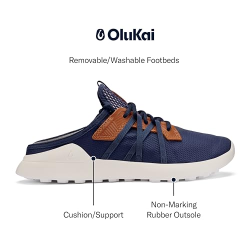 OLUKAI Manele Men's Golf Shoes, Spikeless Golf Shoes, Water & Stain-Resistant, Cushioned Midsole & Contoured Footbed, All-Day Comfort & Lightweight4