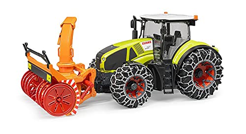 bruder 03017 - Claas Axion 950 mit Schneeketten & Schneefräse - 1:16 Traktor Trecker Winterdienst Schneepflug…