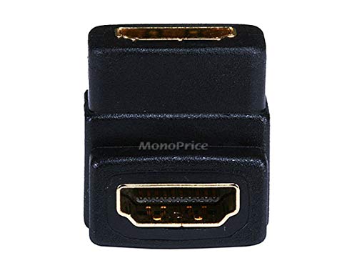 Monoprice acoplador HDMI hembra a hembra 90° miniatura 3