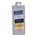 Lux Accessories Grey White Black Gold Peach Glittery 5 each Set of Hair Pins