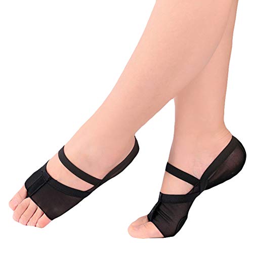 EFINNY Accesorios para Zapatos de Danza del Vientre Heel Protector Transpirable Calcetines de Baile de Danza del Vientre Pata de Tanga Toe Pad Mujeres Belleza Salud