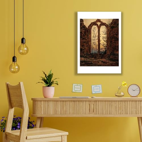 Impression d'art mate Caspar David Friedrich The Dreamer Taille XL - 2