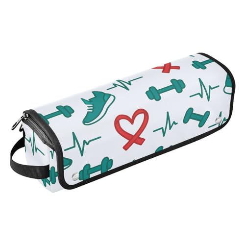 Bolsa de viaje 2 en 1 para herramientas de cabello con estera resistente al calor miniatura 1