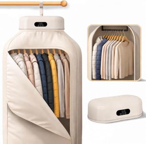 Image of Electric Fast-Drying Machine for Clothes, Portable Foldable Clothes Dryer, Hot Air Drying Bag with Timer, Indoor Laundry Drying Solution for Home, Travel & Rainy Season A1