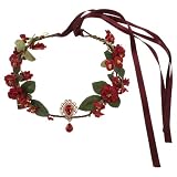 POPETPOP Diadema con Flores de Tela para Bodas y Celebraciones, Ajuste Cómodo, Diseño Artesanal con Colores Encantadores para Damas y Niñas en Eventos Obsequios