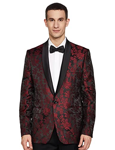 Image of Ethnix Men's SB1B-SHAWL Lapel Jacket Regular Blazer