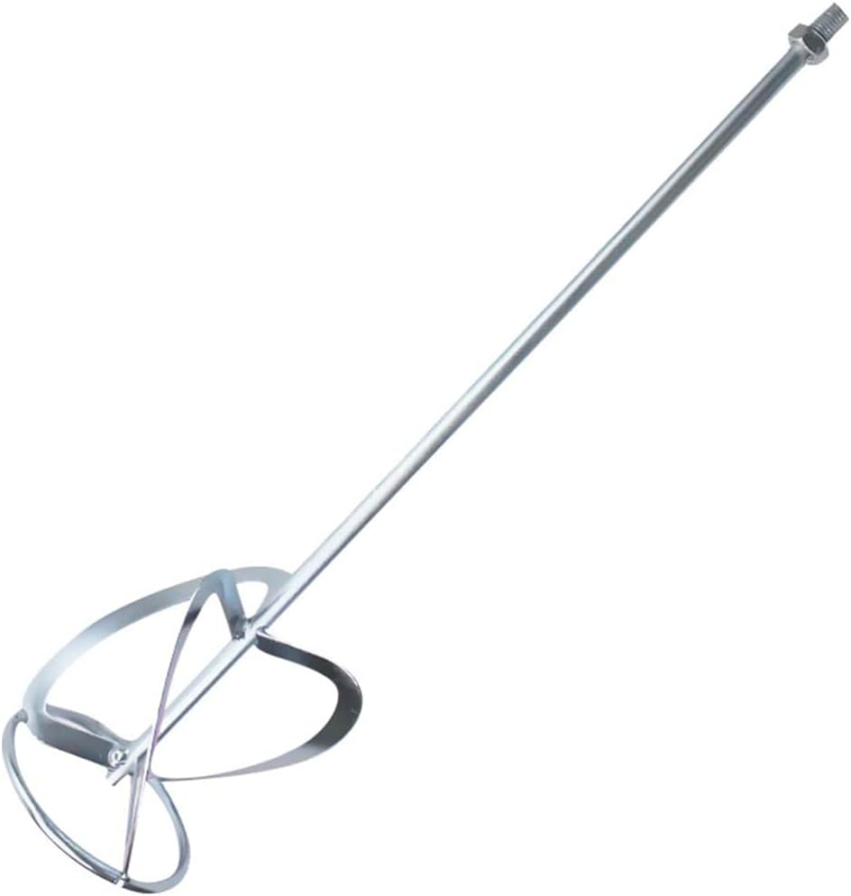 Hemobllo S- Shaped Mixing Rod- Practical Steel Mixing Paddle Cement Mixer Parts for Mixing Grout Paint Mud Plaster