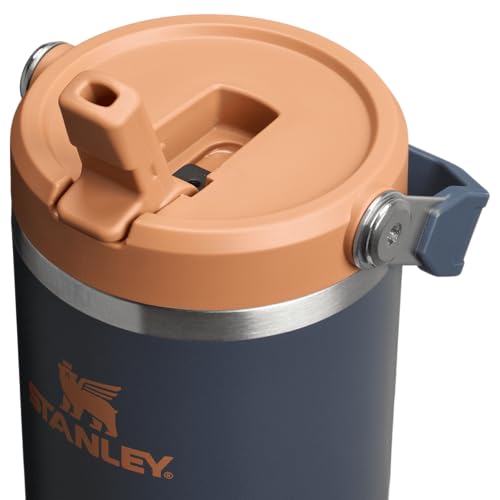 Image of Stanley IceFlow Flip Straw Tumbler with Handle 30 oz | Twist On Lid and Flip Up Straw | Leak Resistant Water Bottle | Insulated Stainless Steel | BPA-Free | Twilight