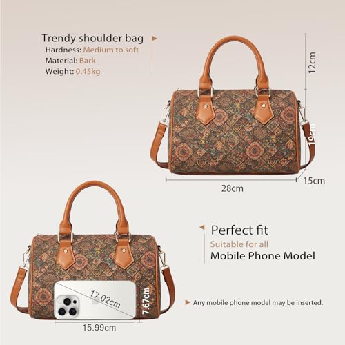 Bolso Boston Elegante para Mujer estilo Bohemio miniatura 4