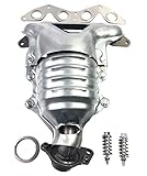 Exerock 674-608 Manifold with Integrated Catalytic Converter Compatible with 2001-2005 Honda Civic...