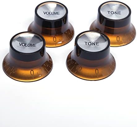 Manopole di controllo della velocità Top Hat – Volume e tono per Gibson e Epiphone Les Paul – Bianche - Italia Manopole di controllo della velocità Top Hat – Volume e tono per Gibson e Epiphone Les Paul – Bianche - Italia