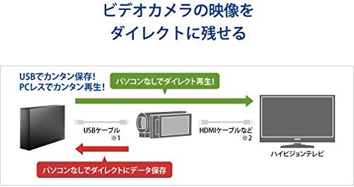اتصال I-o Data Usb 3.0 / 2.0 قرص صلب خارجي 3.0 تيرابايت Hdc-la3.0 من استيراد Jpn
